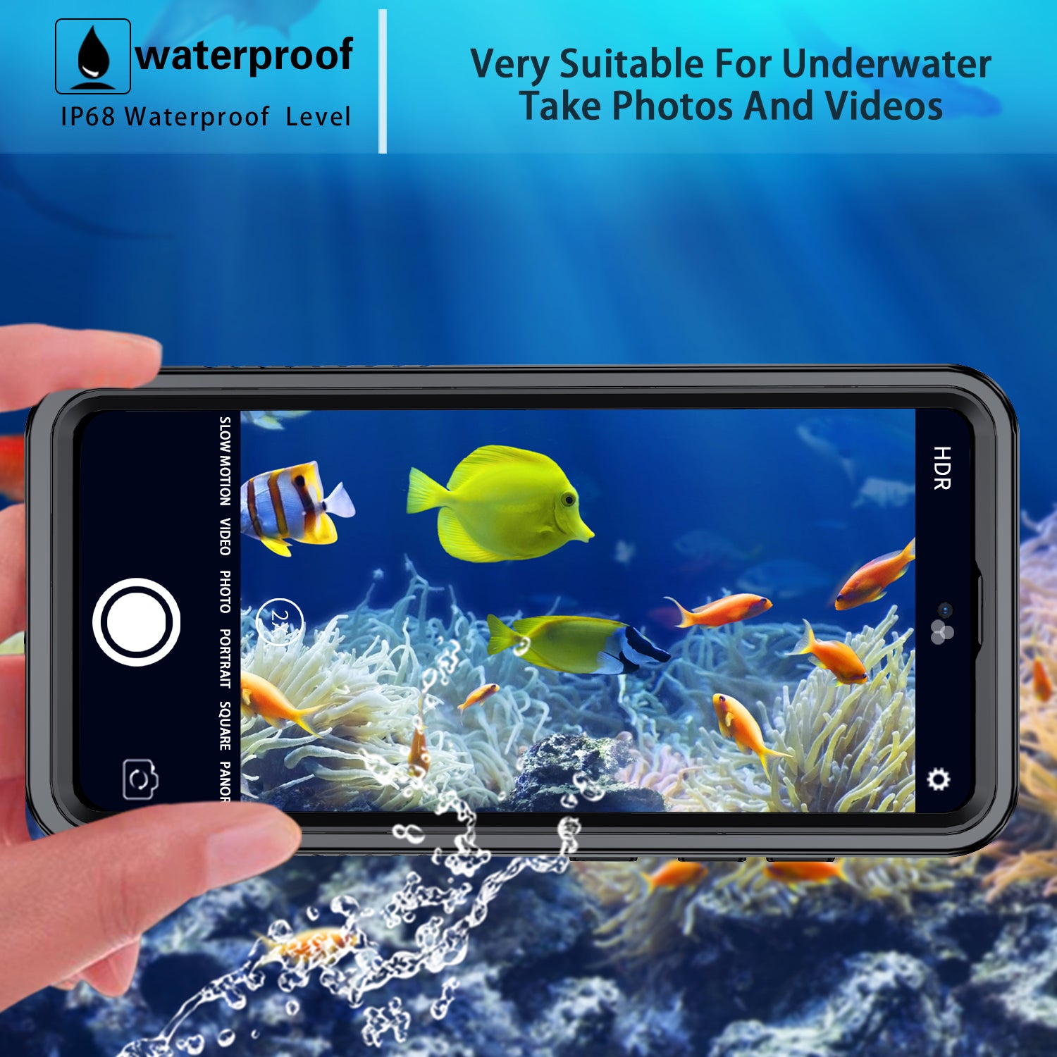 For Samsung Galaxy A51 5G SM-A516 FS Series IP68 Waterproof Case Clear Cell Phone Diving Drop-proof Cover For Samsung Galaxy A51 5G SM-A516 FS Series IP68 Waterproof Case Clear Cell Phone Diving Drop-proof Cover
